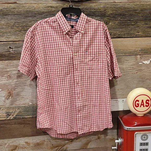 arrow short sleeve dress shirts New Arrow Men's Short Sleeve Dress Shirt Regular Fit Summer 1 Pocket Blue